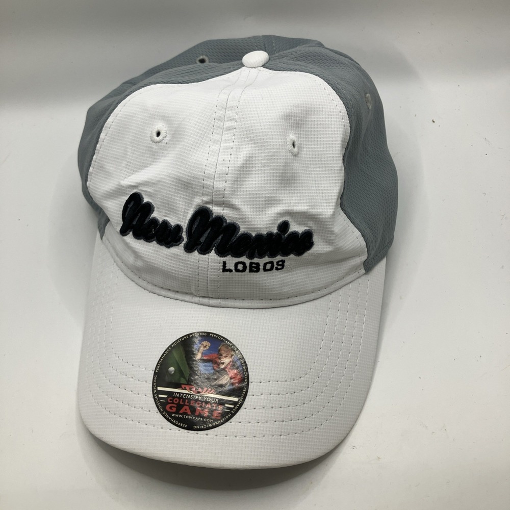 New Mexico Lobos ‎ White And Grey Baseball Cap